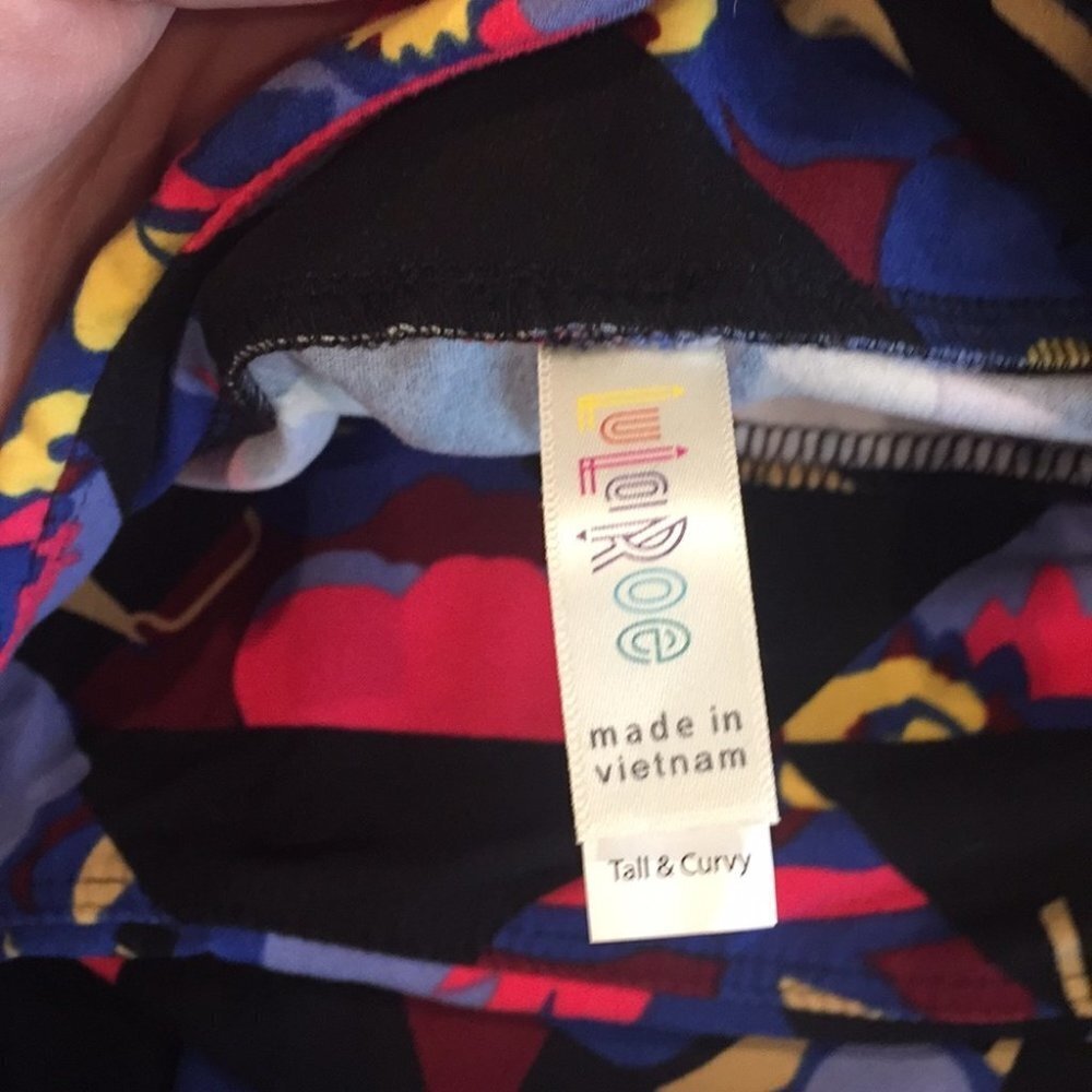 TC NWOT LuLaRoe Leggings BB11 4578 - Picture 3 of 3